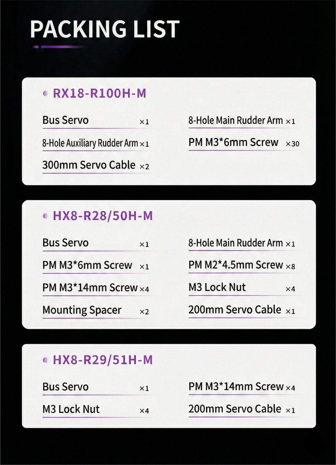 Fashion Star HX8-R29H-M RS485 Bus Servo detail image 21
