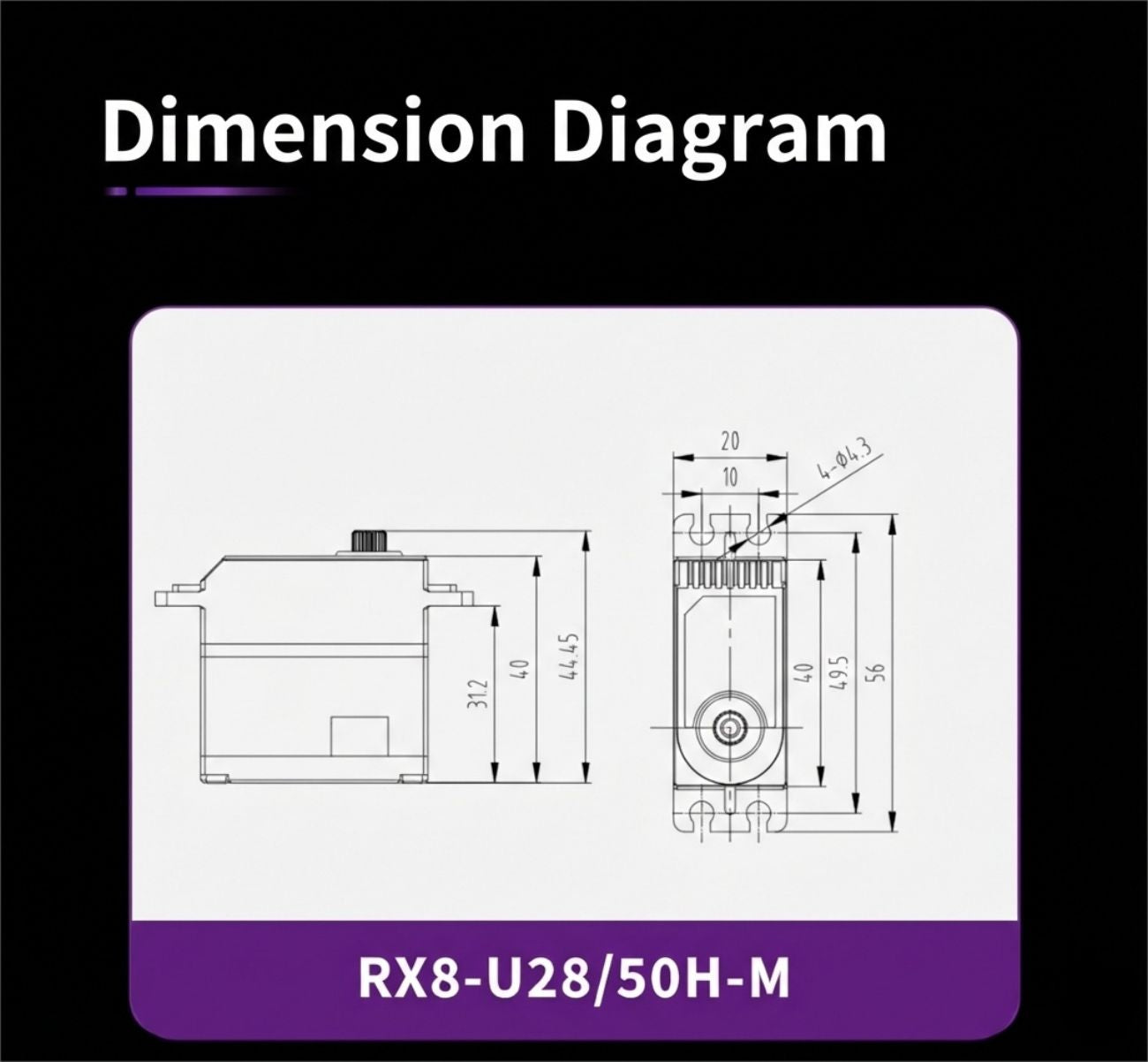 Fashion Star HX8-U50H-M UART Bus Servo detail image 17