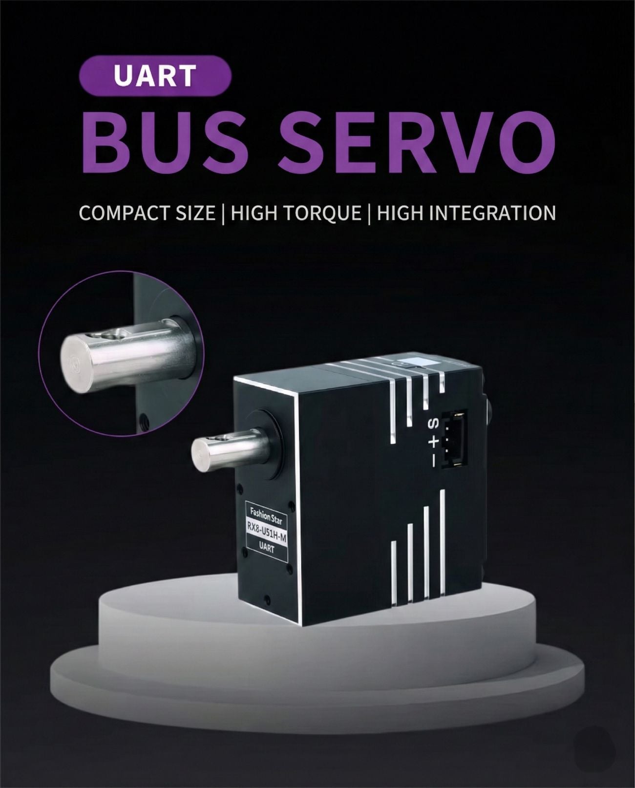 Fashion Star HX8-U51H-M UART Bus Servo detail image 1