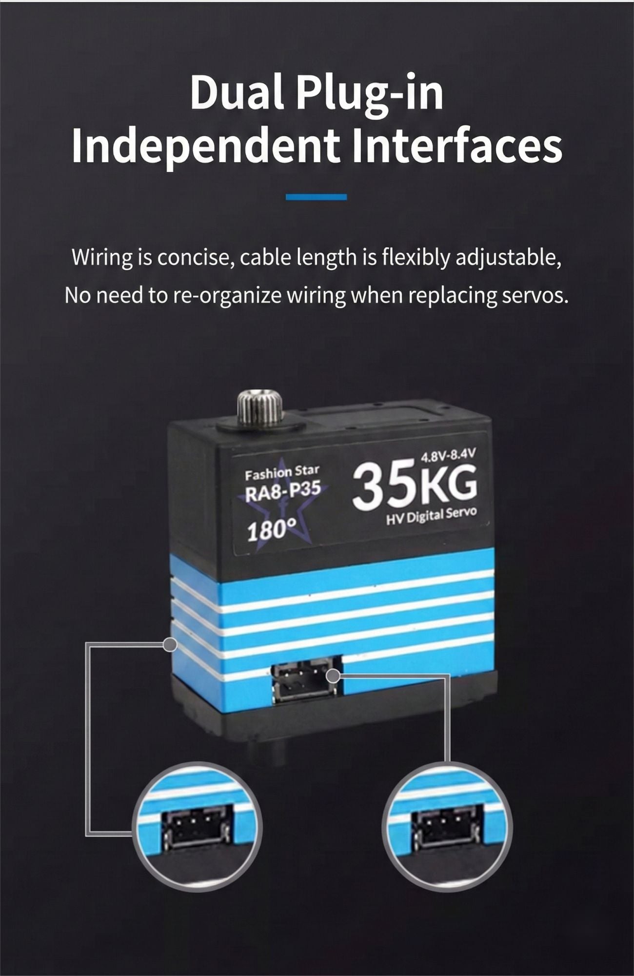 Fashion Star RA8-P35 Digital Servo detail image 3