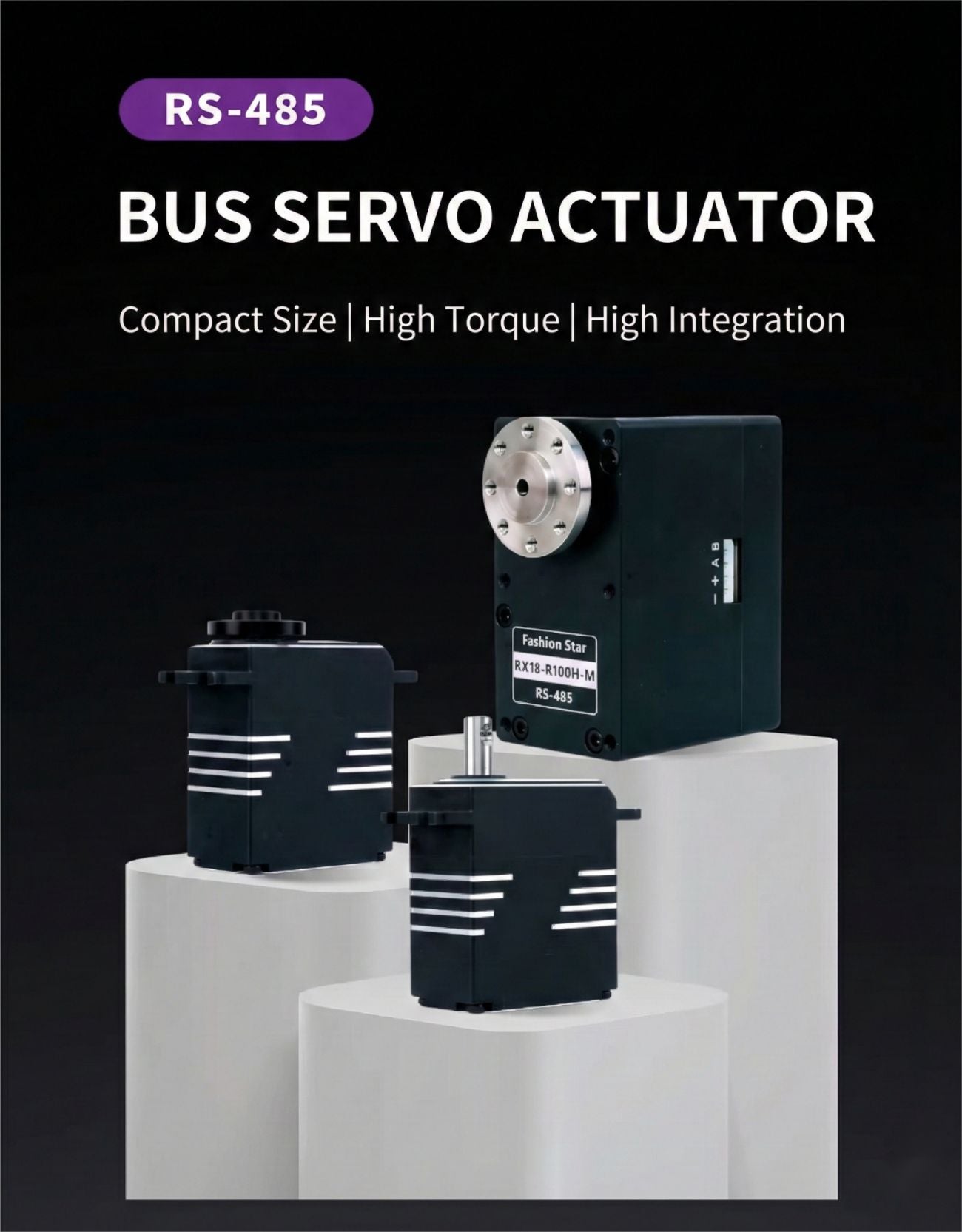 Fashion Star RX18-R100H-M RS485 Bus Servo detail image 1