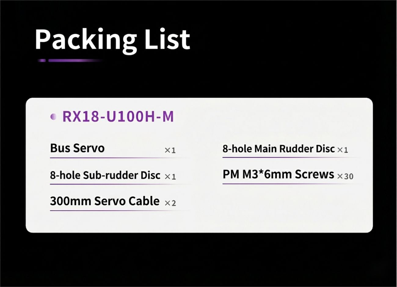 Fashion Star RX18-U100H-M UART Bus Servo detail image 20