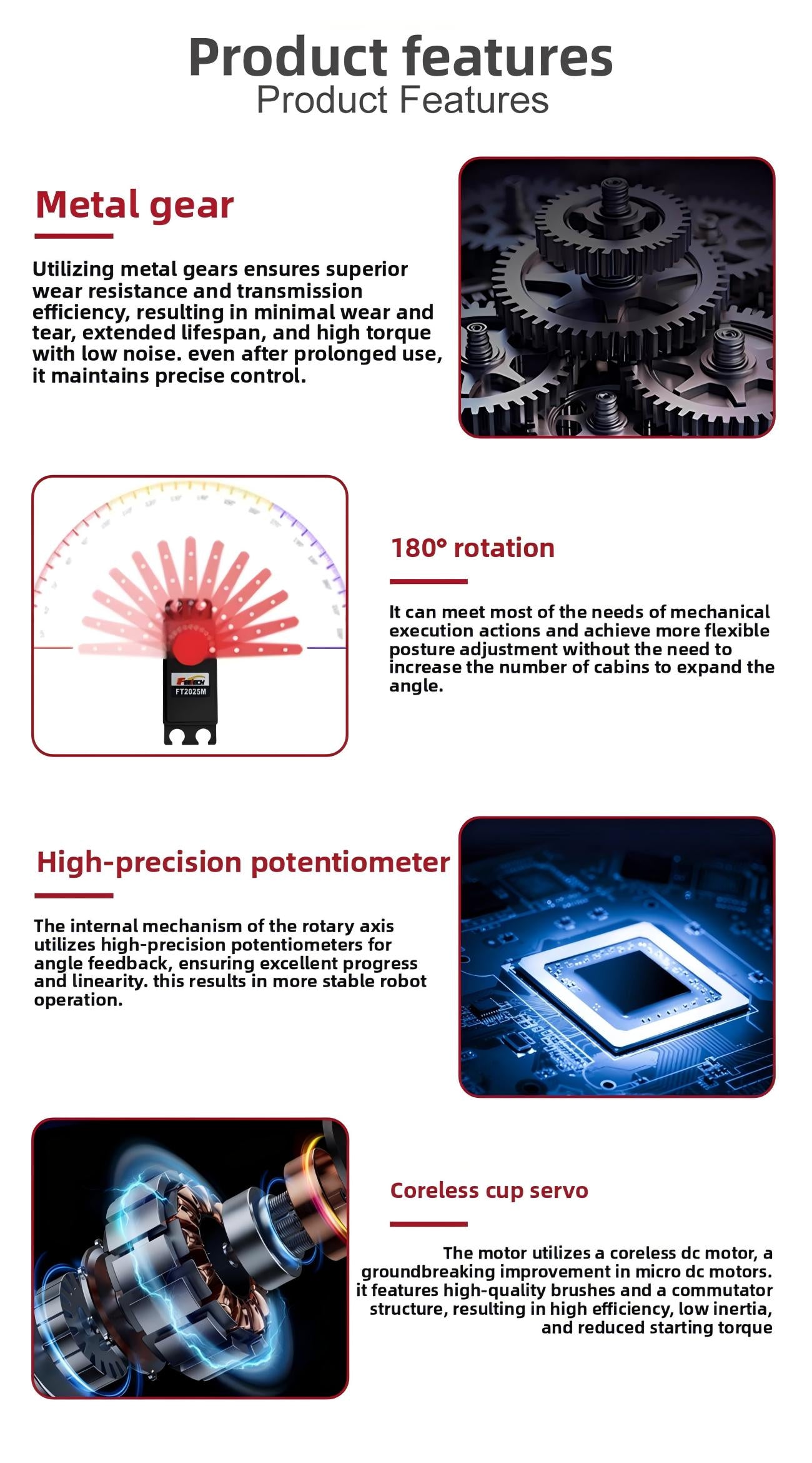 FEETECH FT2025 Servo Motor detail image 8