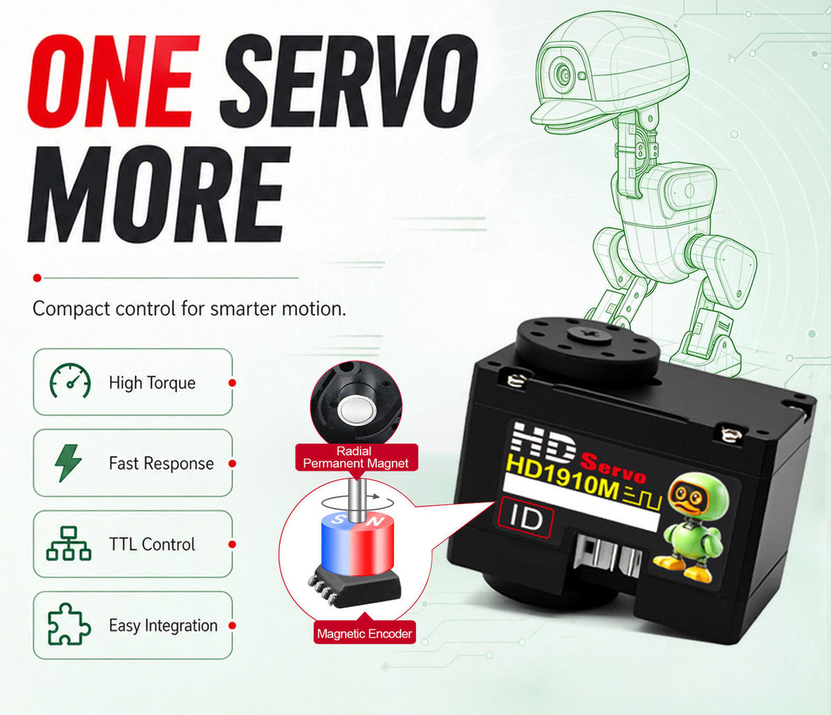 FEETECH HD1910 Servo Motor detail image 2
