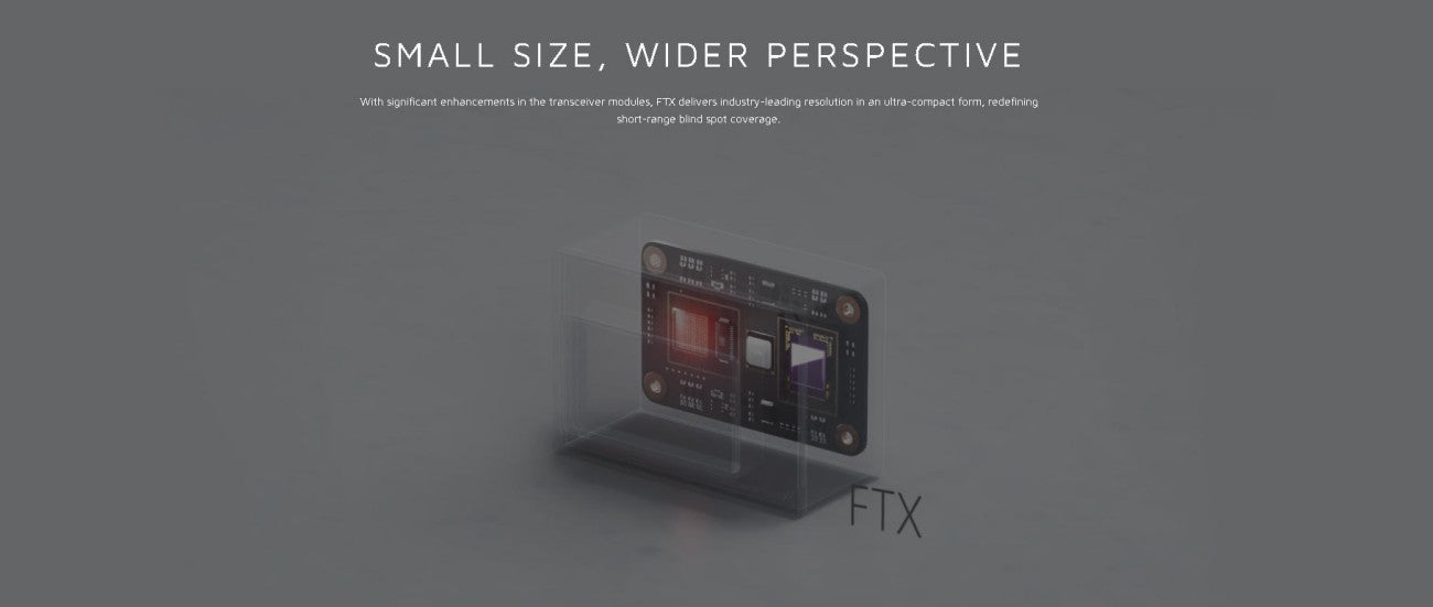 HESAI FTX LiDAR | Robot LiDAR Sensor for Robotics & Mapping detail image 2