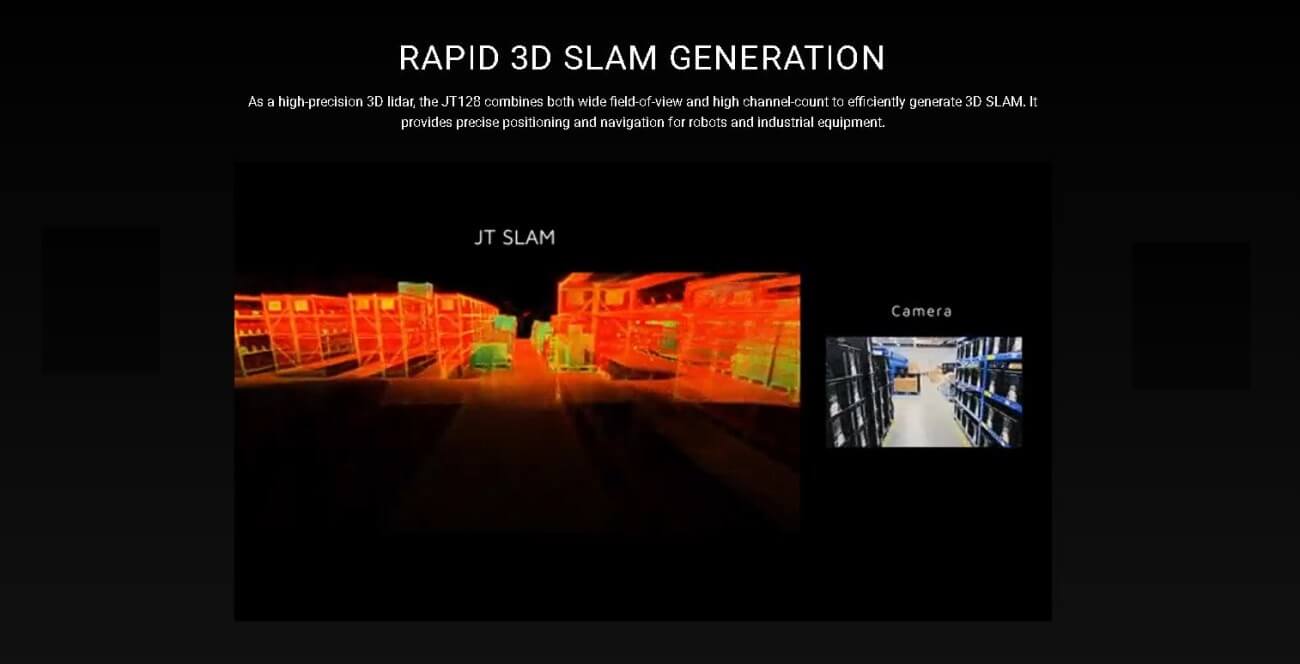HESAI JT128 LiDAR | Robot LiDAR Sensor for Robotics & Mapping detail image 5