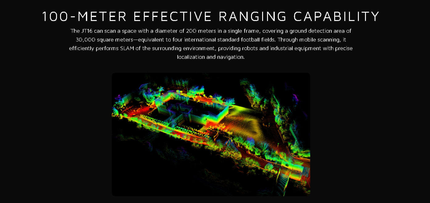 HESAI JT16 LiDAR | Robot LiDAR Sensor for Robotics & Mapping detail image 6