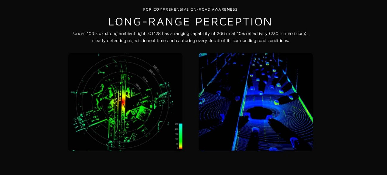 HESAI OT128 LiDAR | Robot LiDAR Sensor for Robotics & Mapping detail image 3