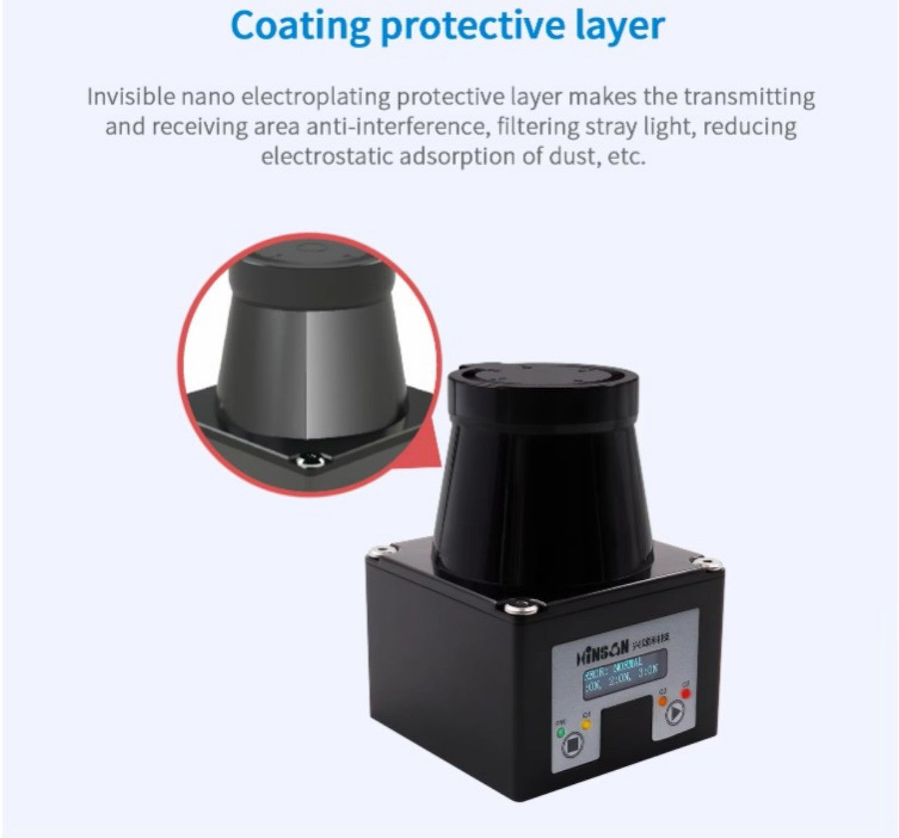 Hinson HE-3051 LiDAR | Robot LiDAR Sensor for Robotics & Mapping detail image 6