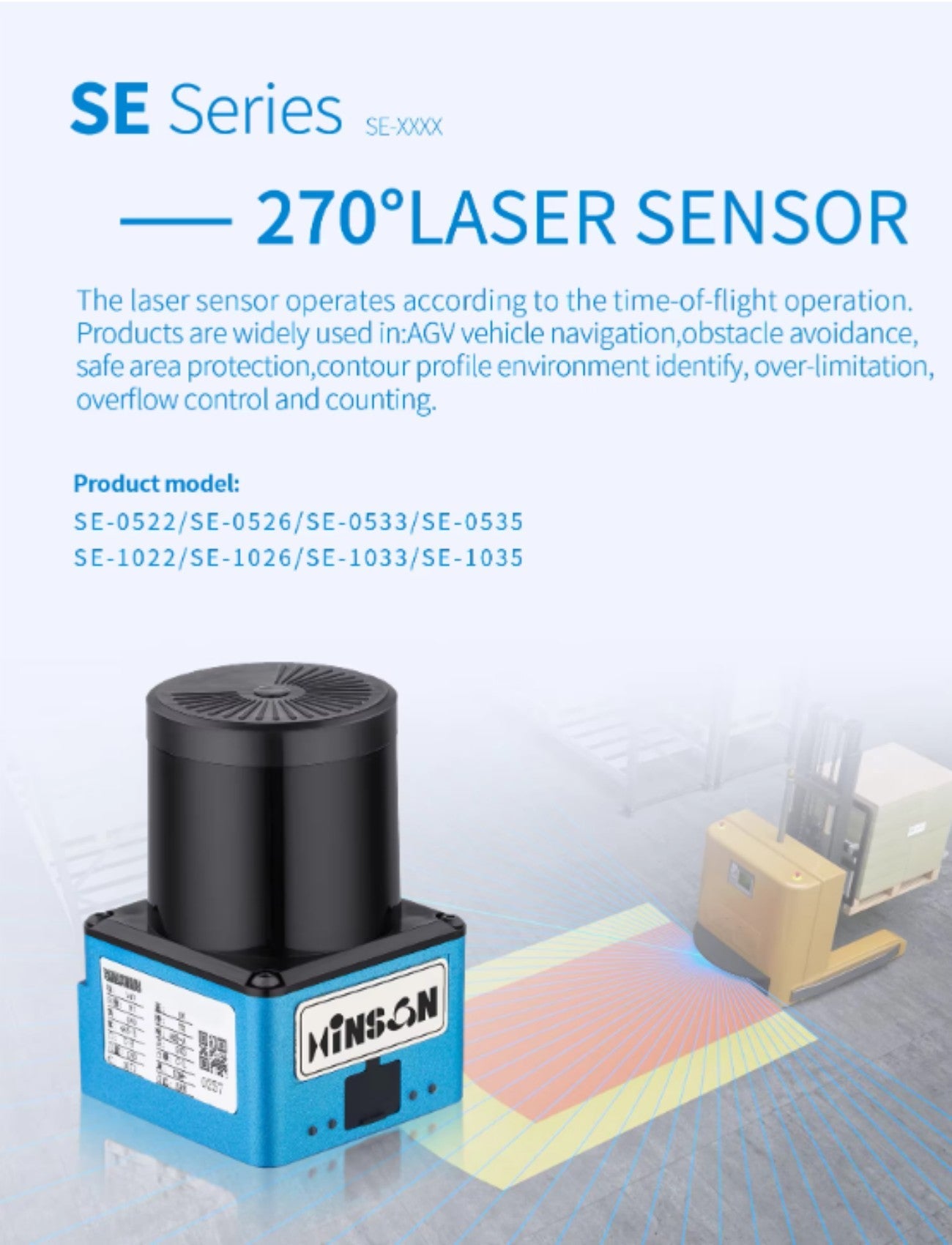 Hinson SE-0526 LiDAR | Robot LiDAR Sensor for Robotics & Mapping detail image 1