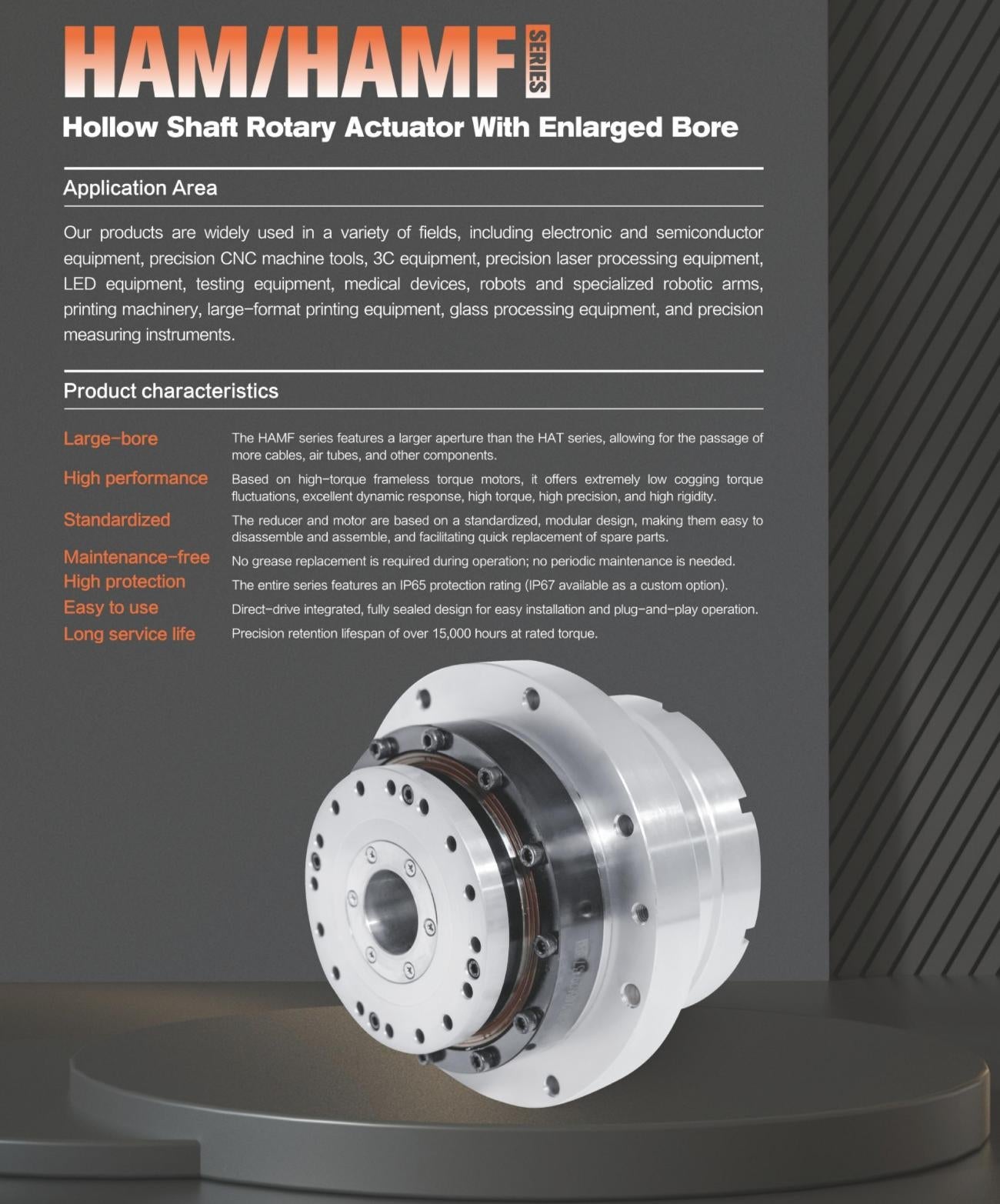 Hobber HAM/HAMF-32 Actuator | Robot Actuator for Robotics Development detail image 1