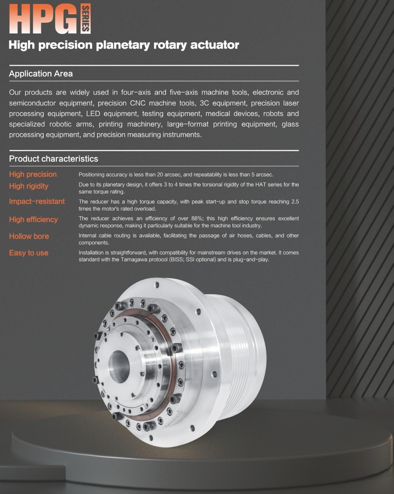Hobber HPG-40T Actuator | Robot Actuator for Robotics Development detail image 1