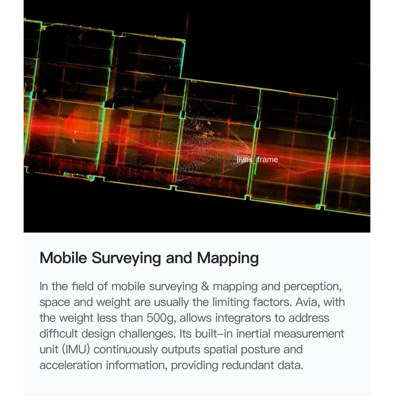 Livox Avia LiDAR for Robotics & Mapping