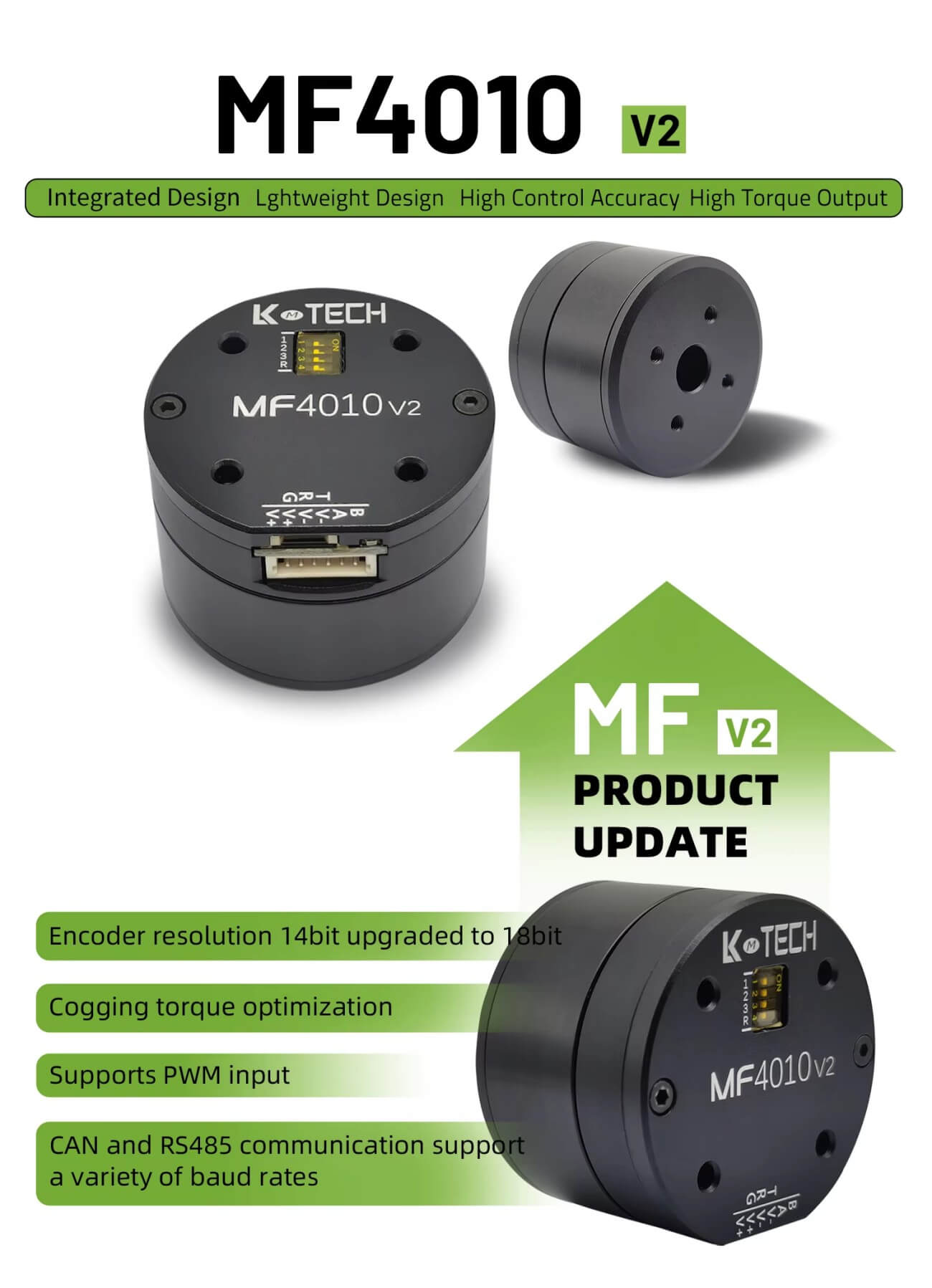 LKMTECH MF4010-V2 Motor detail image 1