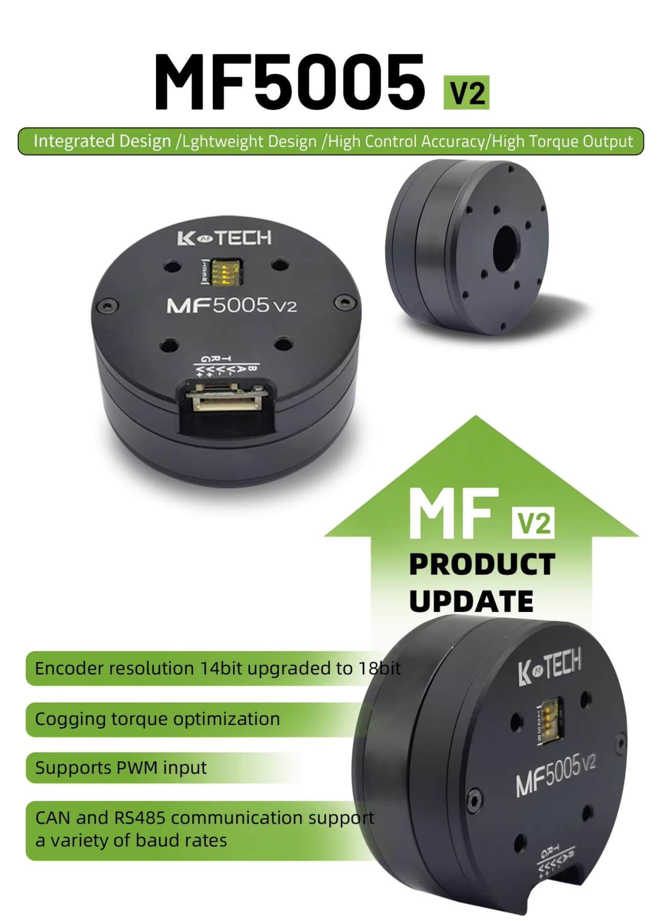 LKMTECH MF5005-V2 Motor detail image 1