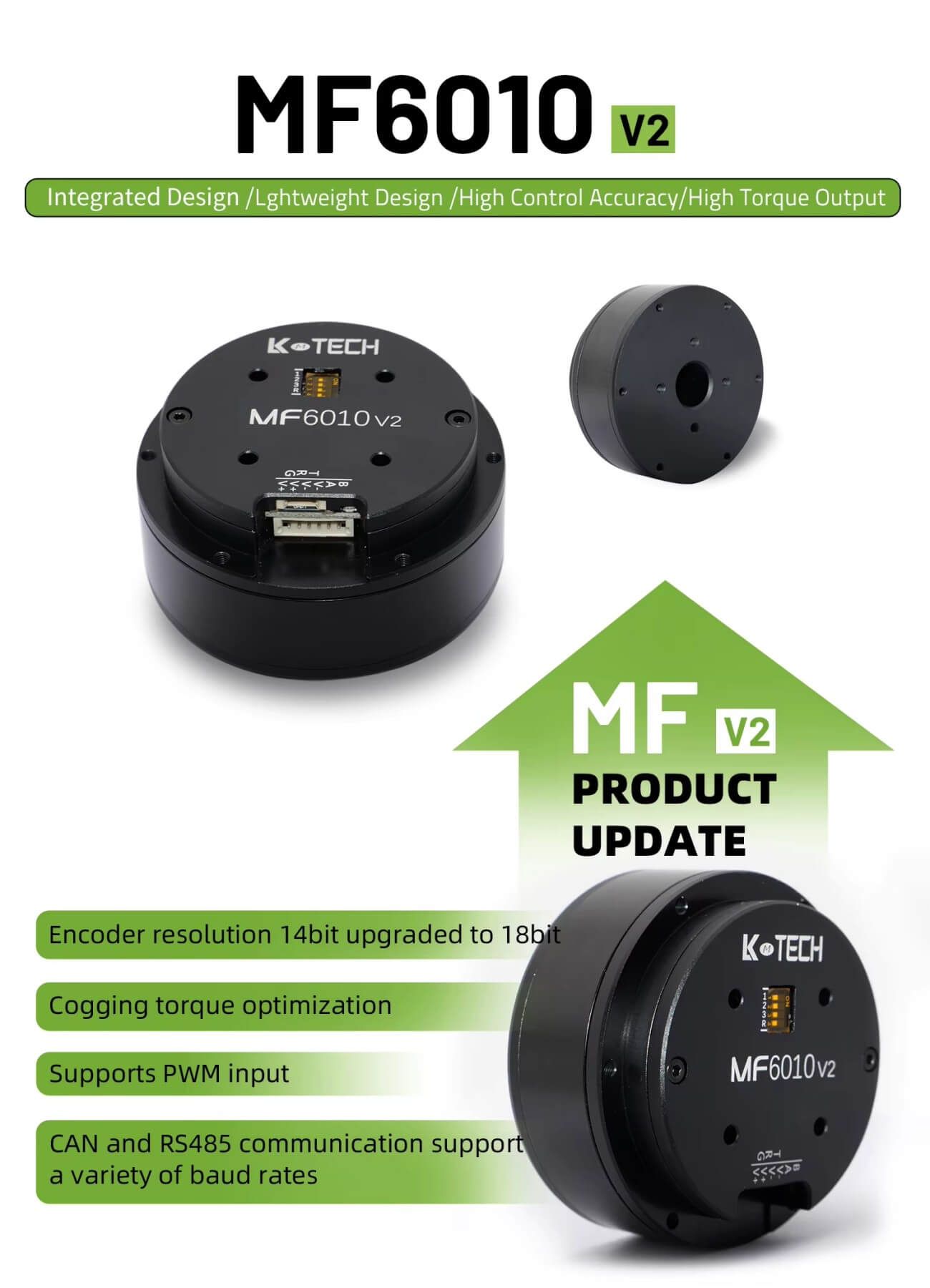 LKMTECH MF6010-V2 Motor detail image 1