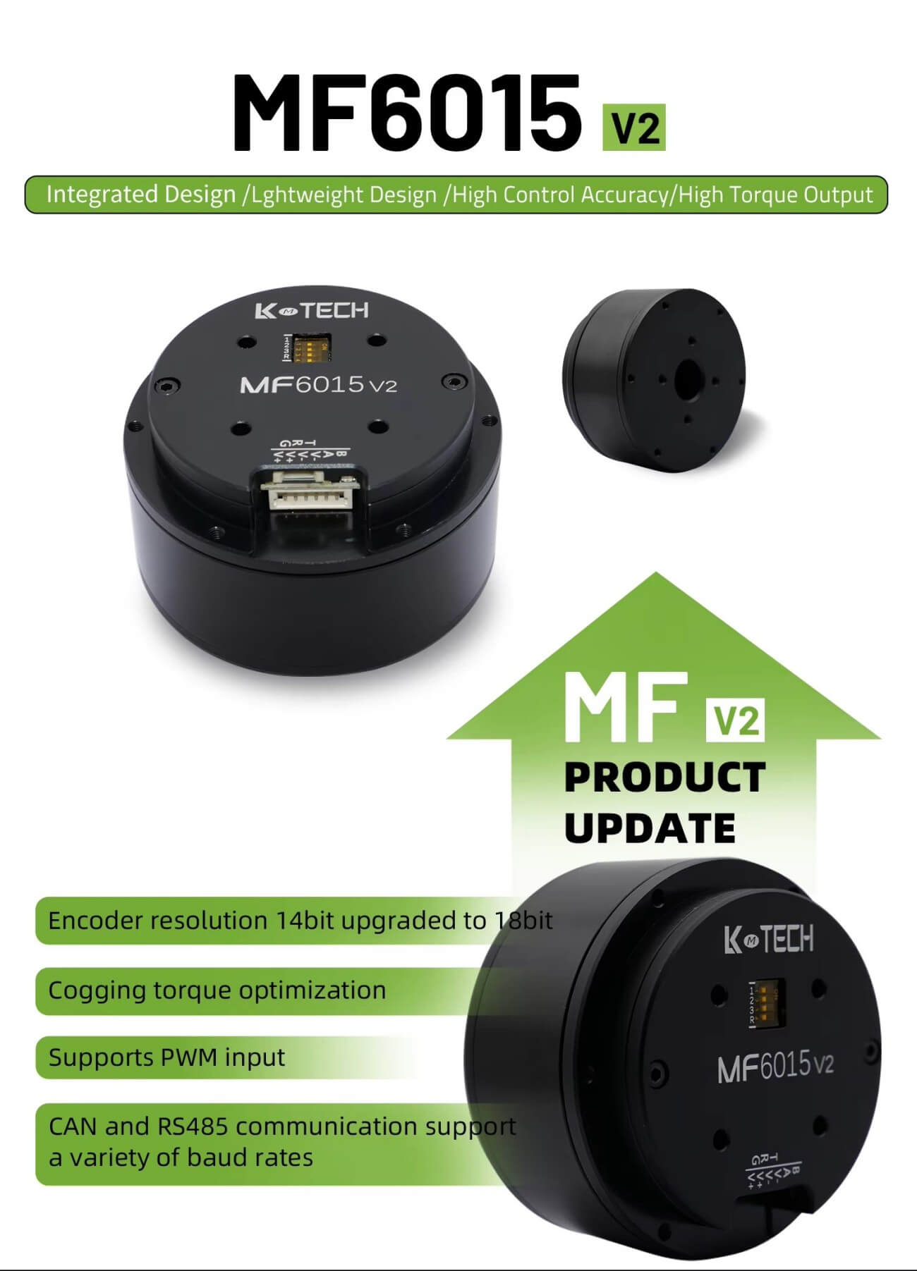 LKMTECH MF6015-V2 Motor detail image 1