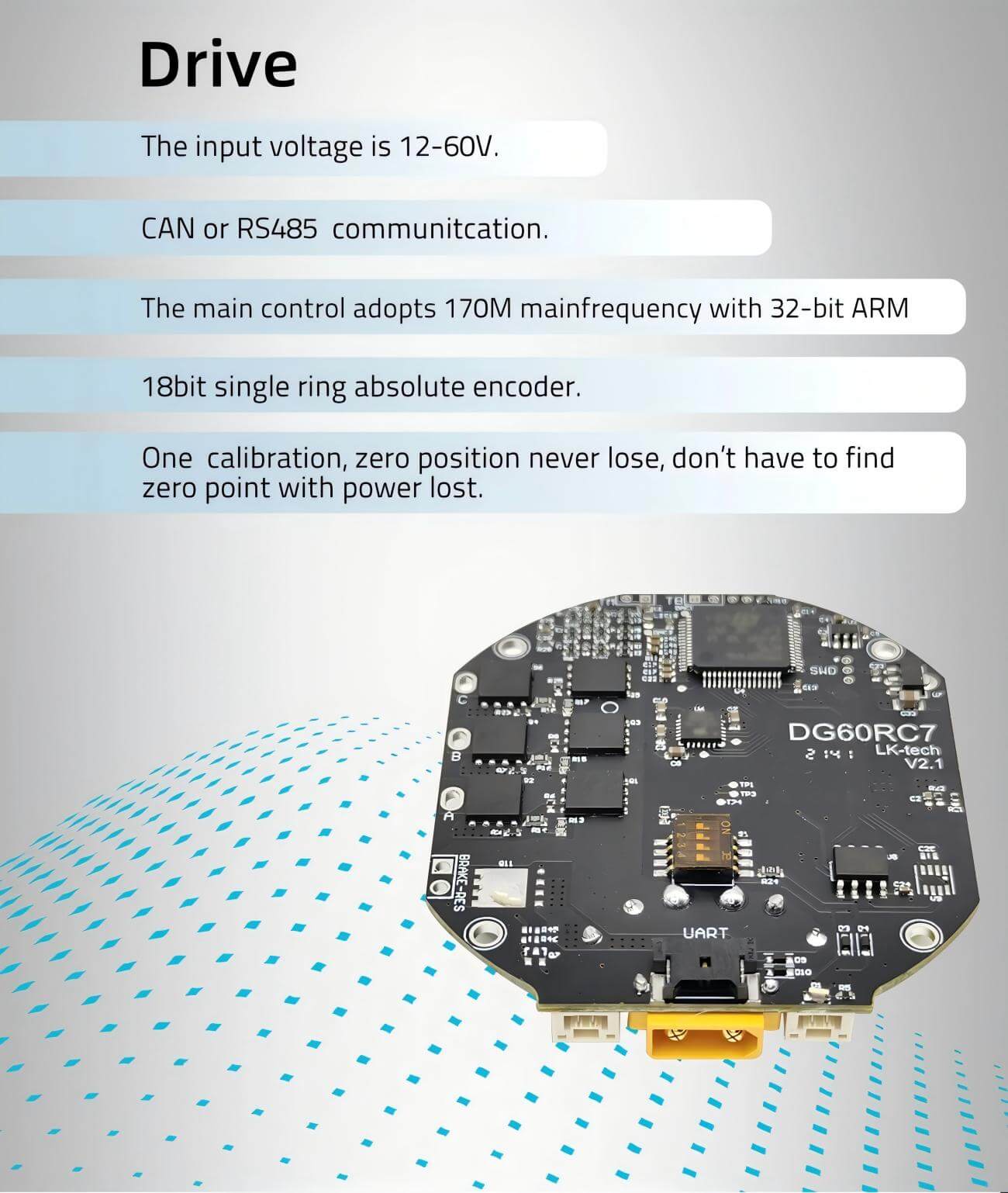 LKMTECH MG10015E-i10-V2 Motor | Robot Servo Motor for Robotics Development