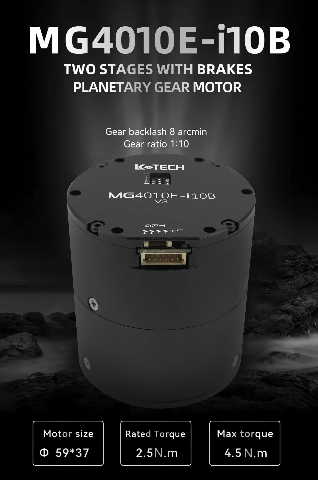 LKMTECH MG4010E-i10B-V3 Motor | Robot Servo Motor for Robotics Development