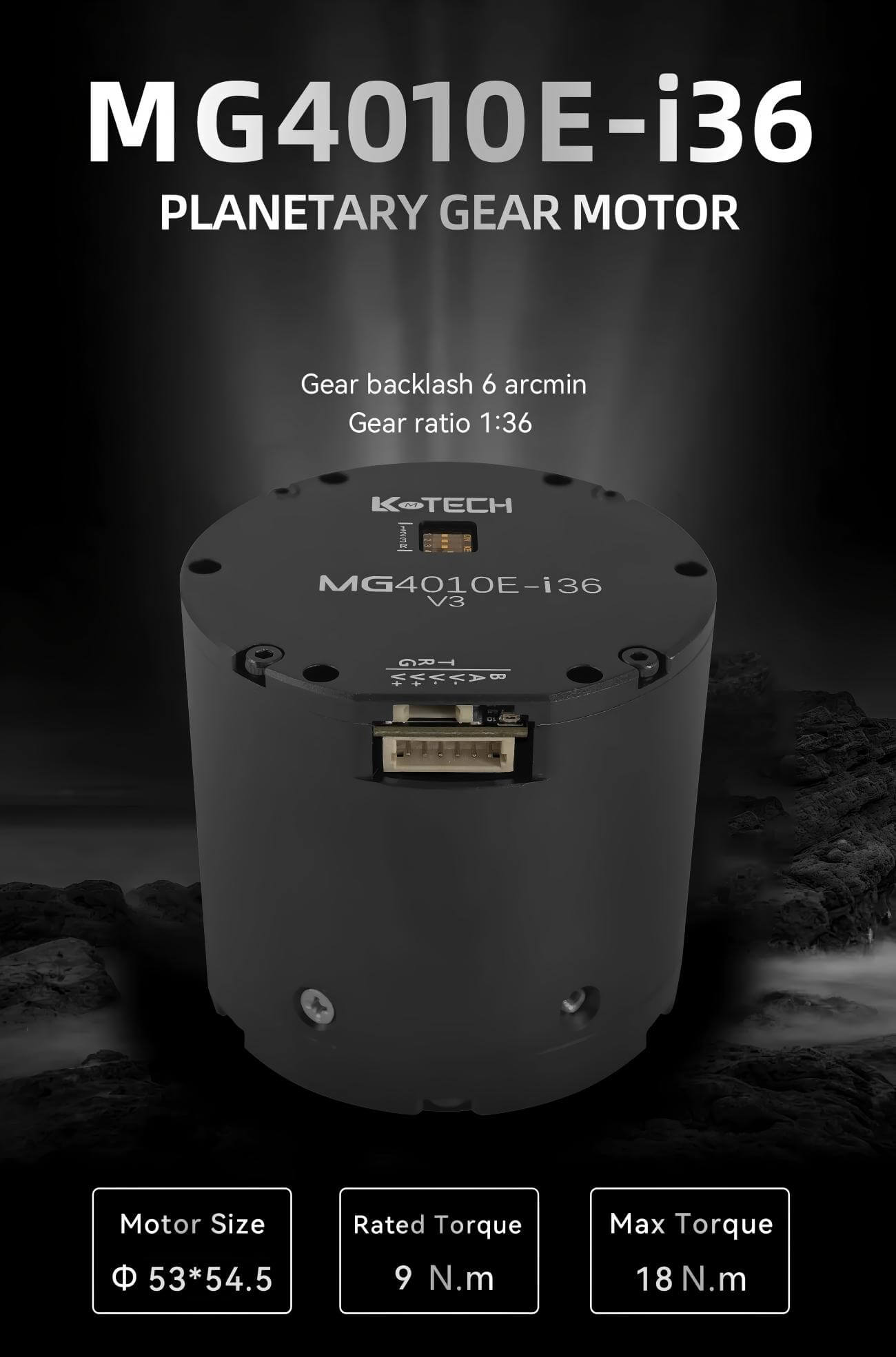 LKMTECH MG4010E-i36-V3 Motor | Robot Servo Motor for Robotics Development