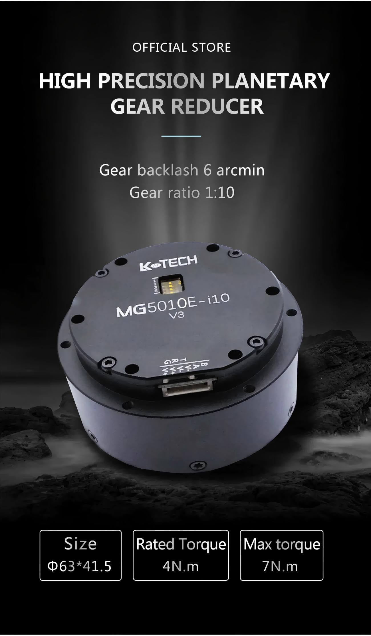 LKMTECH MG5010E-i10-V3 Motor | Robot Servo Motor for Robotics Development