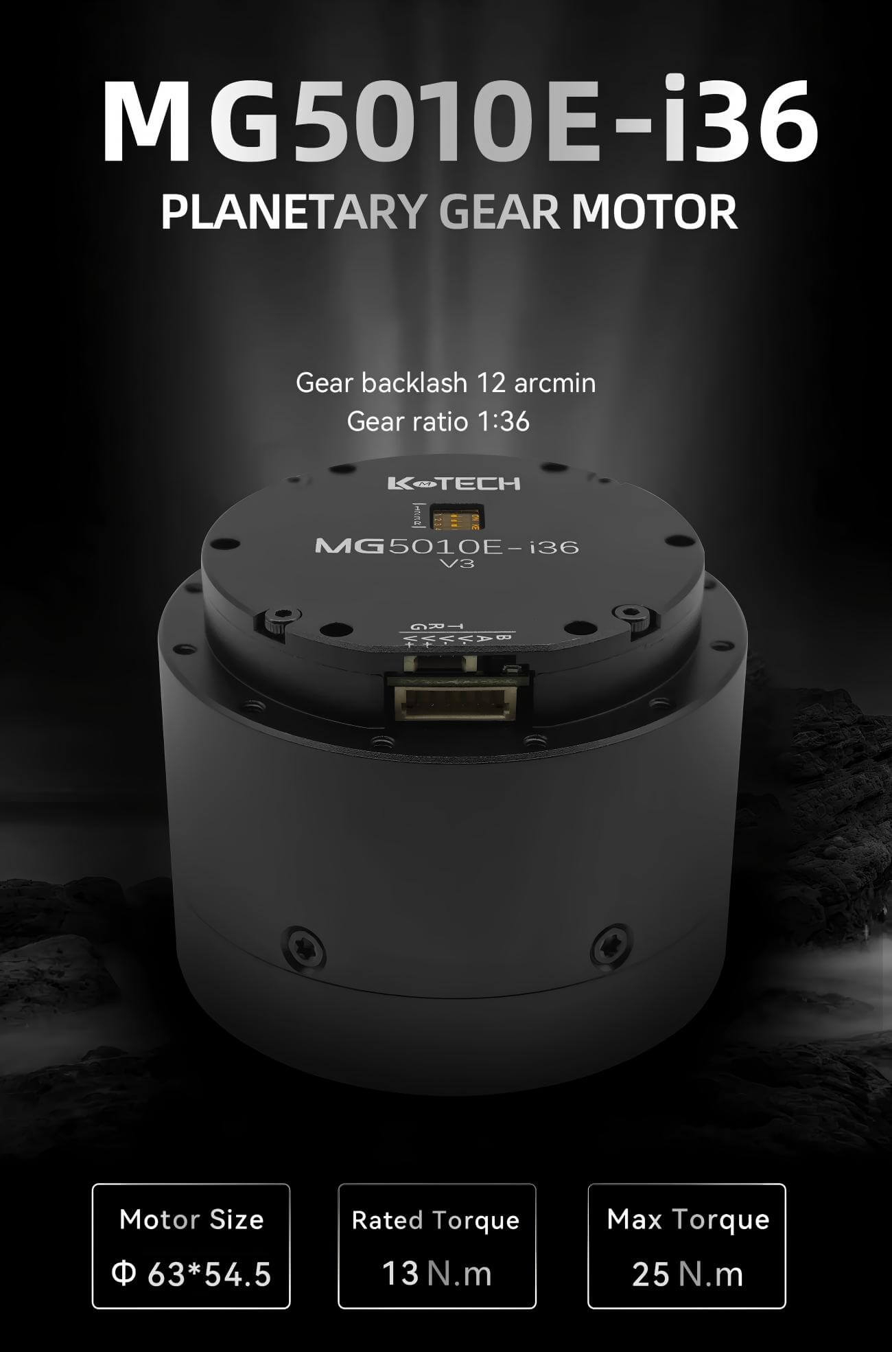 LKMTECH MG5010E-i36-V3 Motor | Robot Servo Motor for Robotics Development