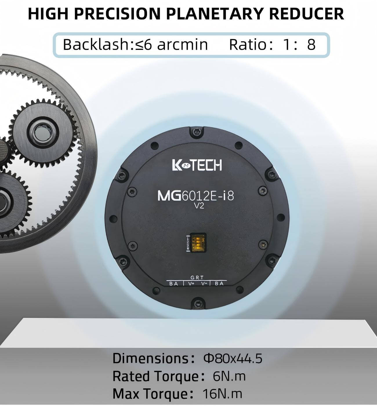 LKMTECH MG6012E-i8-V2 Motor | Robot Servo Motor for Robotics Development