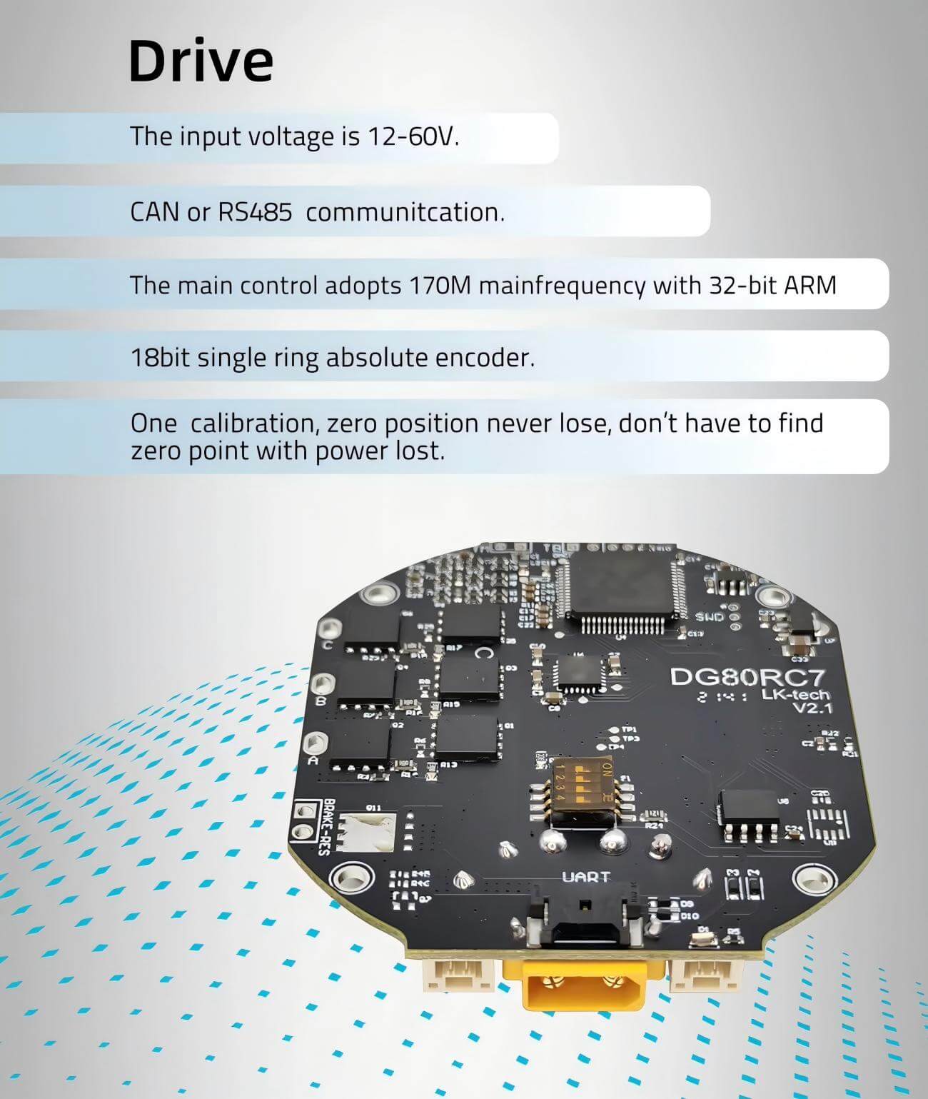 LKMTECH MG8008E-i9-V3 Motor | Robot Servo Motor for Robotics Development