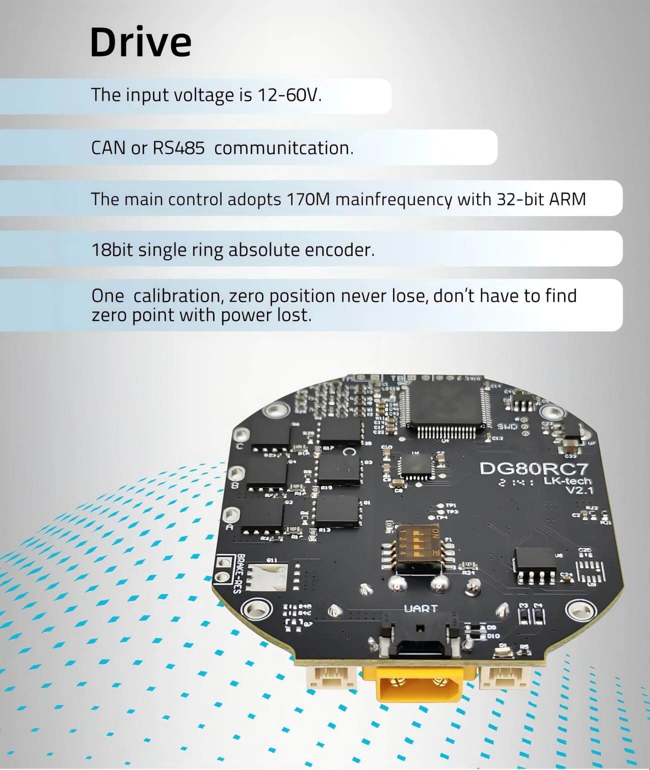 LKMTECH MG8016E-i6-V2 Motor | Robot Servo Motor for Robotics Development