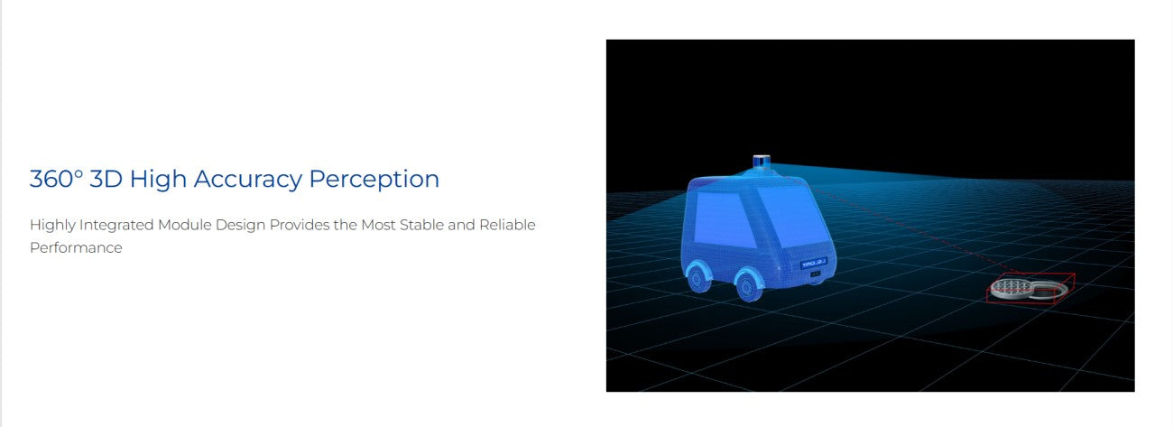 LSLIDAR C32 LiDAR | Robot LiDAR Sensor for Robotics & Mapping detail image 2