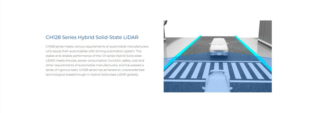 LSLIDAR CH128 Series LiDAR | Robot LiDAR Sensor for Robotics & Mapping detail image 2
