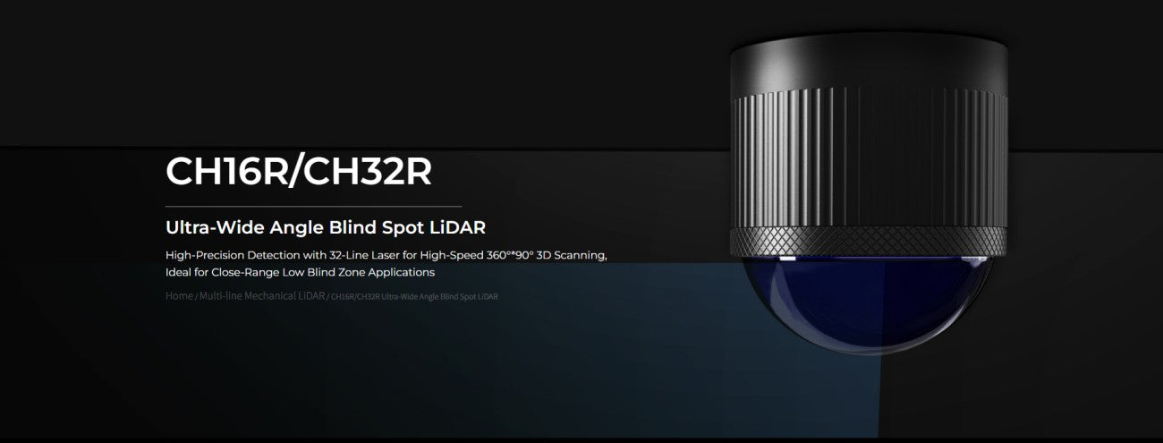 LSLIDAR CH16R/32R LiDAR | Robot LiDAR Sensor for Robotics & Mapping detail image 1