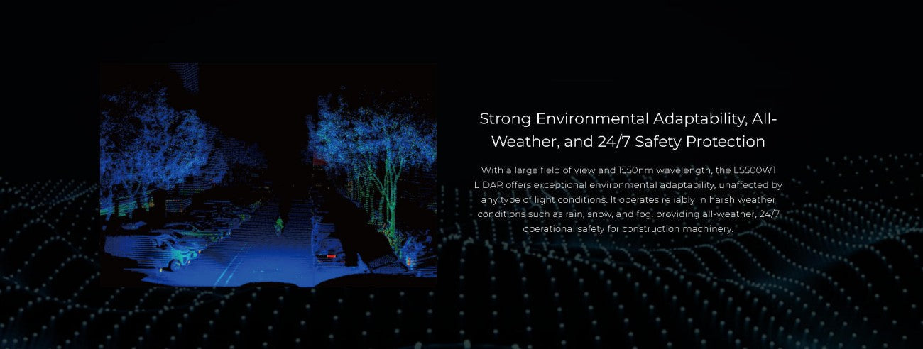 LSLIDAR LS500W1 LiDAR | Robot LiDAR Sensor for Robotics & Mapping detail image 5