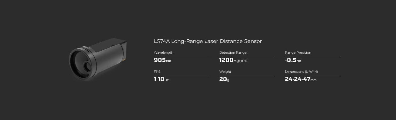 LSLIDAR LS74A LiDAR | Robot LiDAR Sensor for Robotics & Mapping detail image 3