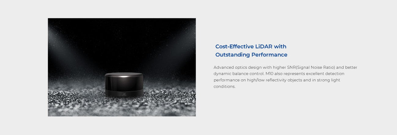LSLIDAR M10 LiDAR | Robot LiDAR Sensor for Robotics & Mapping detail image 3