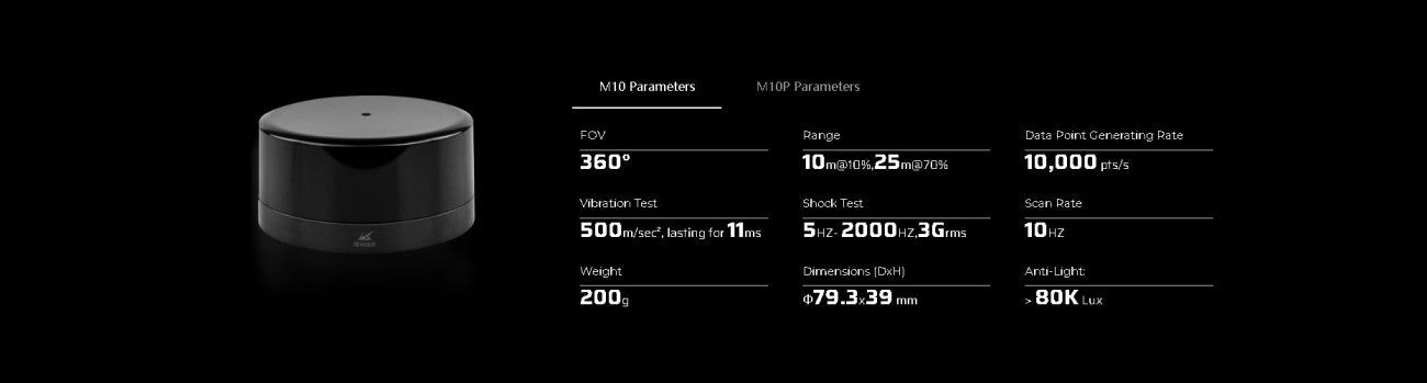 LSLIDAR M10 LiDAR | Robot LiDAR Sensor for Robotics & Mapping detail image 6