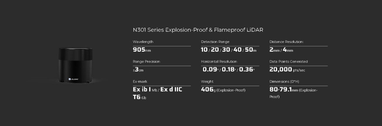 LSLIDAR N301 LiDAR | Robot LiDAR Sensor for Robotics & Mapping detail image 5