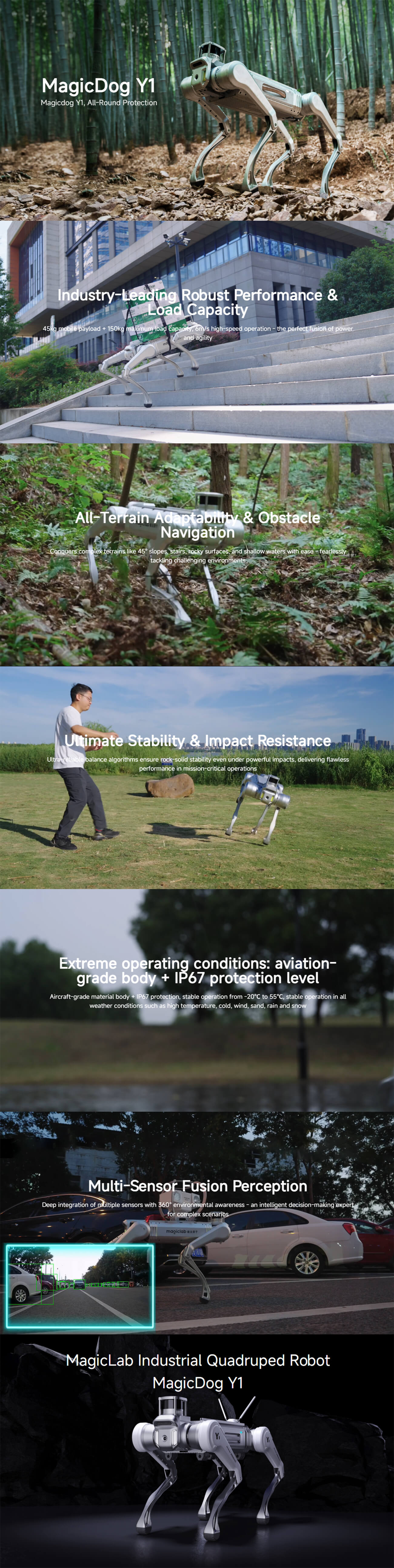 MagicLab MagicDog Y1 Robot | Quadruped Robot Platform for Robotics Research detail image 1