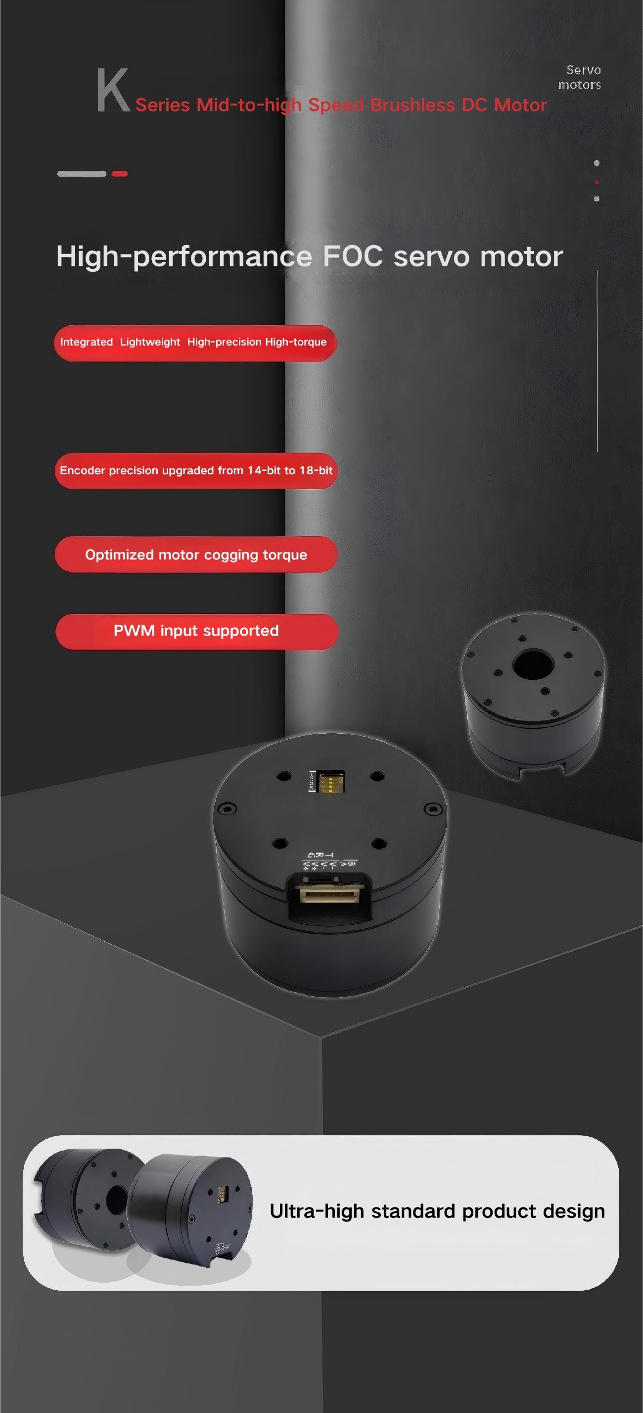 MUWEIDU K4020 Motor | Robot Servo Motor for Robotics Development detail image 1