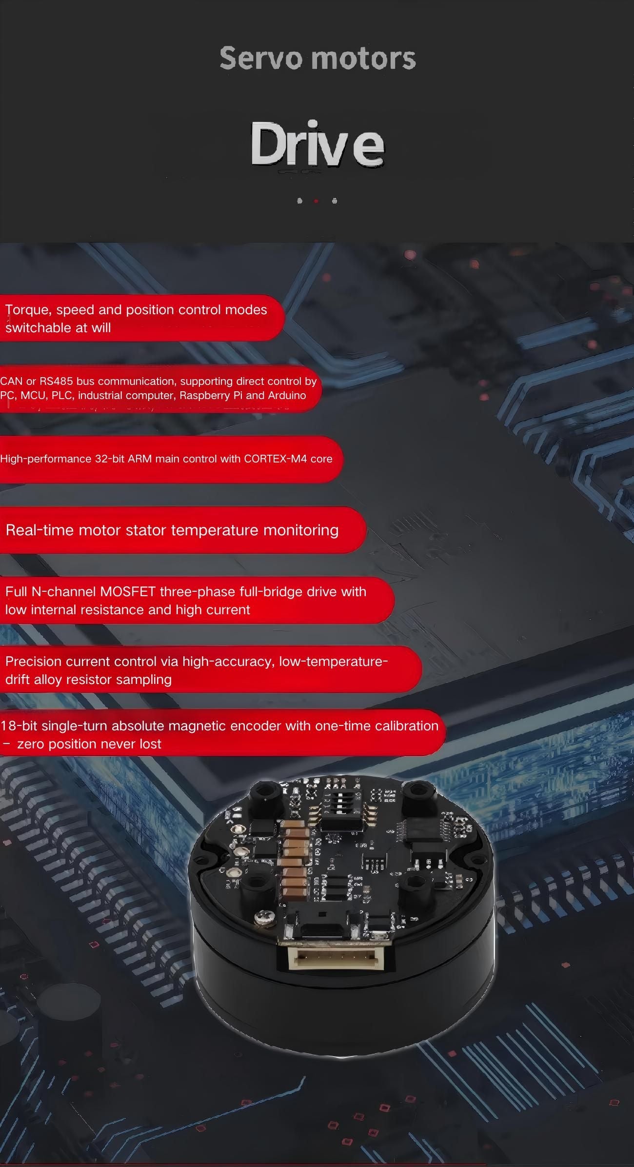 MUWEIDU K9040 Motor | Robot Servo Motor for Robotics Development detail image 3