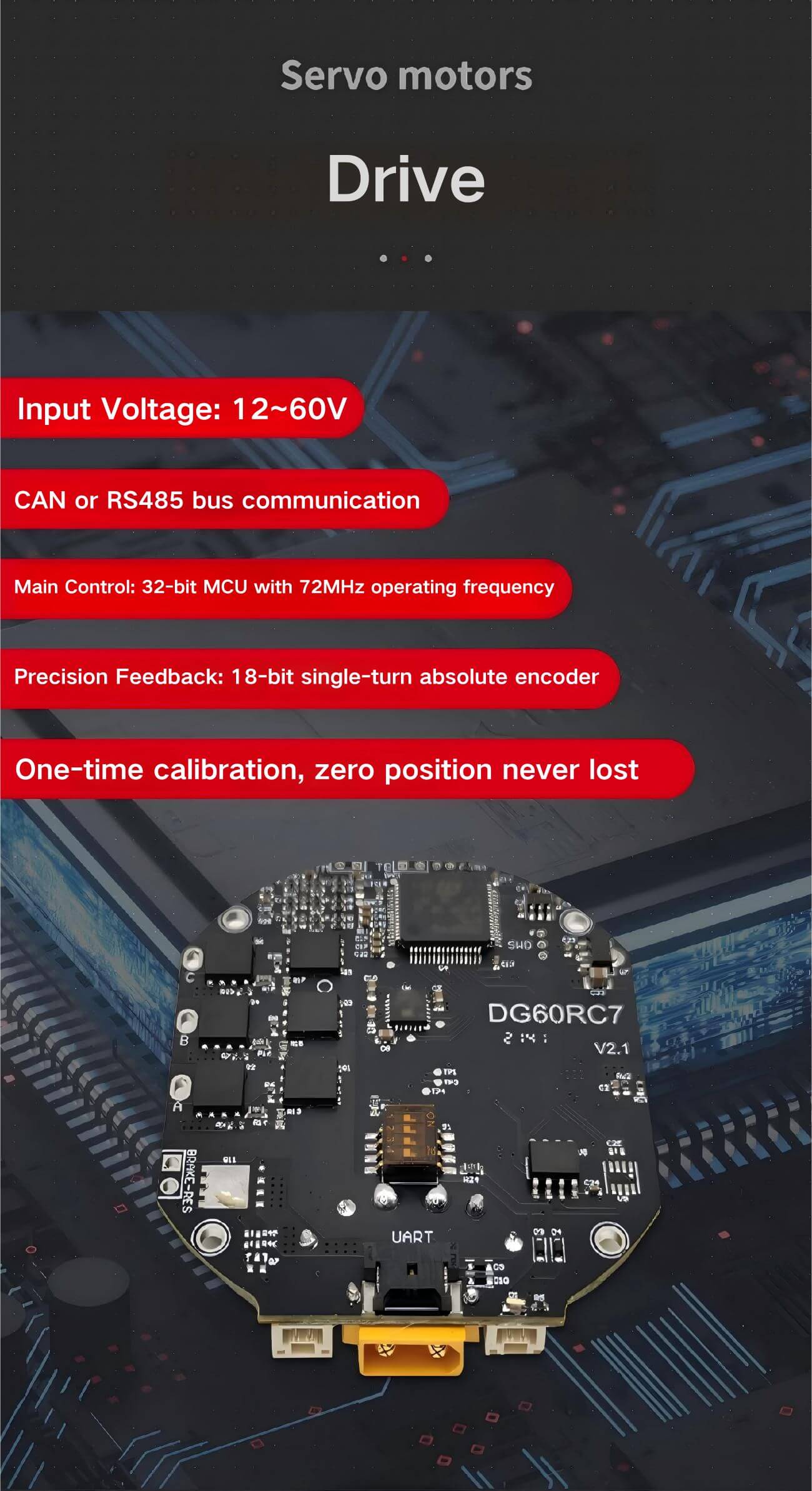 MUWEIDU L5020 Motor | Robot Servo Motor for Robotics Development detail image 3