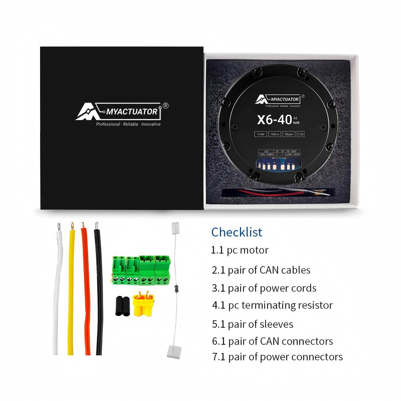 MyActuator RMD-X6-40 Motor | Robot Servo Motor for Robotics Development detail image 3