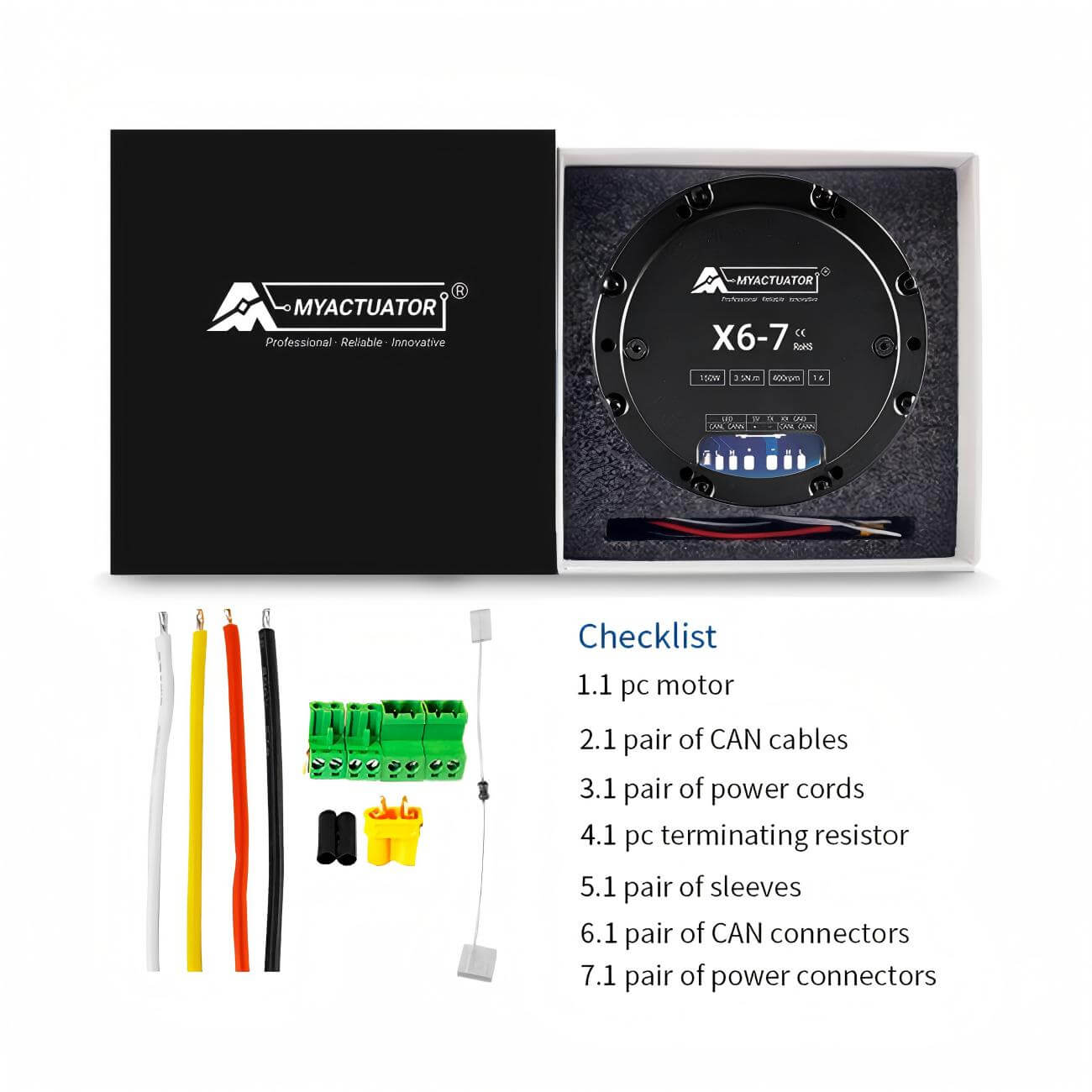 MyActuator RMD-X6-7 Motor | Robot Servo Motor for Robotics Development detail image 2