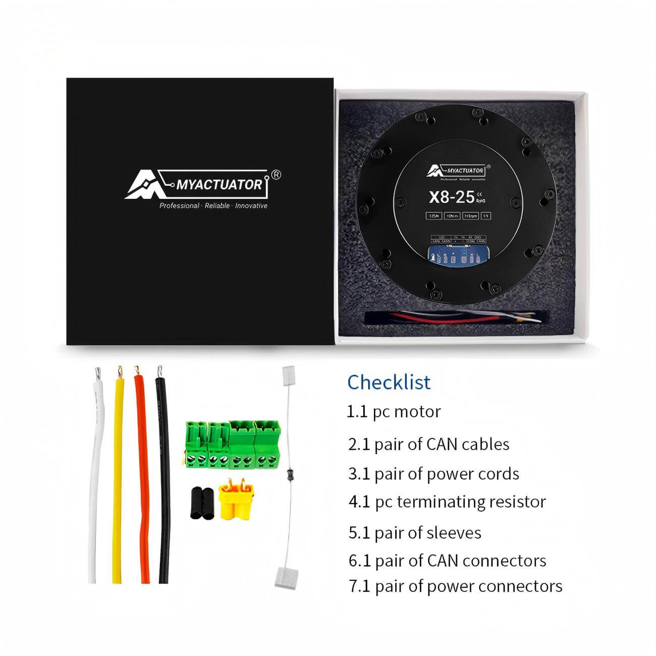 MyActuator RMD-X8-25 Motor | Robot Servo Motor for Robotics Development detail image 2