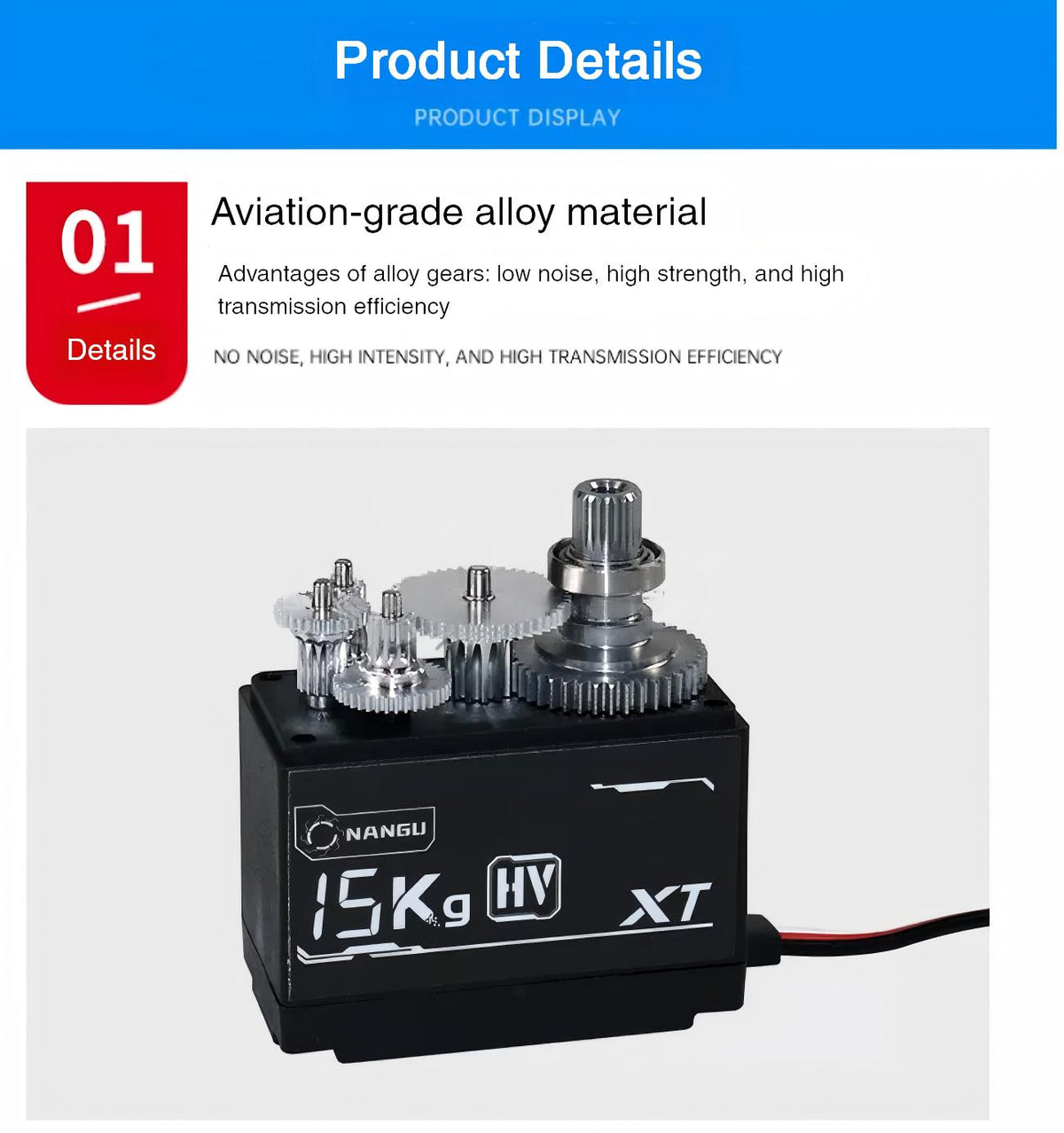 NANGU MG996R Servo Motor detail image 4