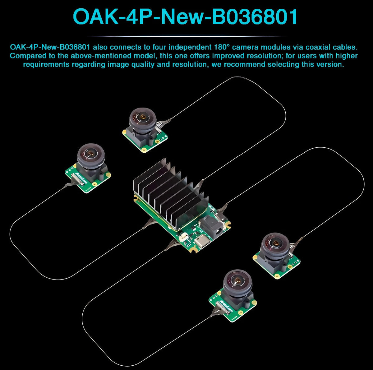 OAKChina OAK-4P-New Camera | Robot Camera for AI Vision detail image 3