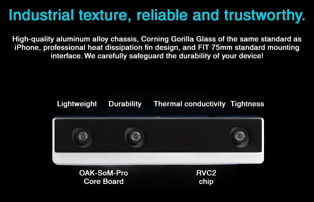 OAKChina OAK-D-LR Camera | Robot Camera for AI Vision detail image 4