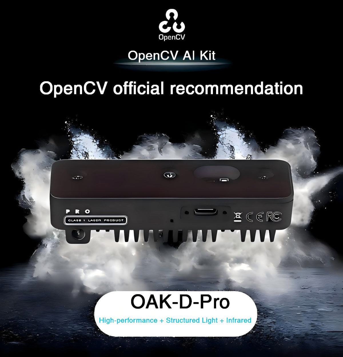 OAKChina OAK-D-Pro Camera | Robot Camera for AI Vision detail image 1
