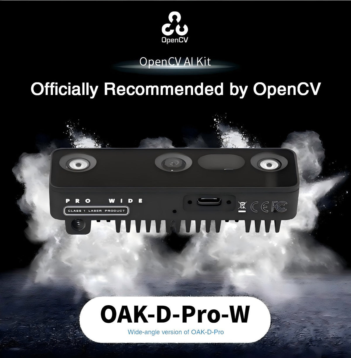 OAKChina OAK-D-Pro-W Camera | Robot Camera for AI Vision detail image 1