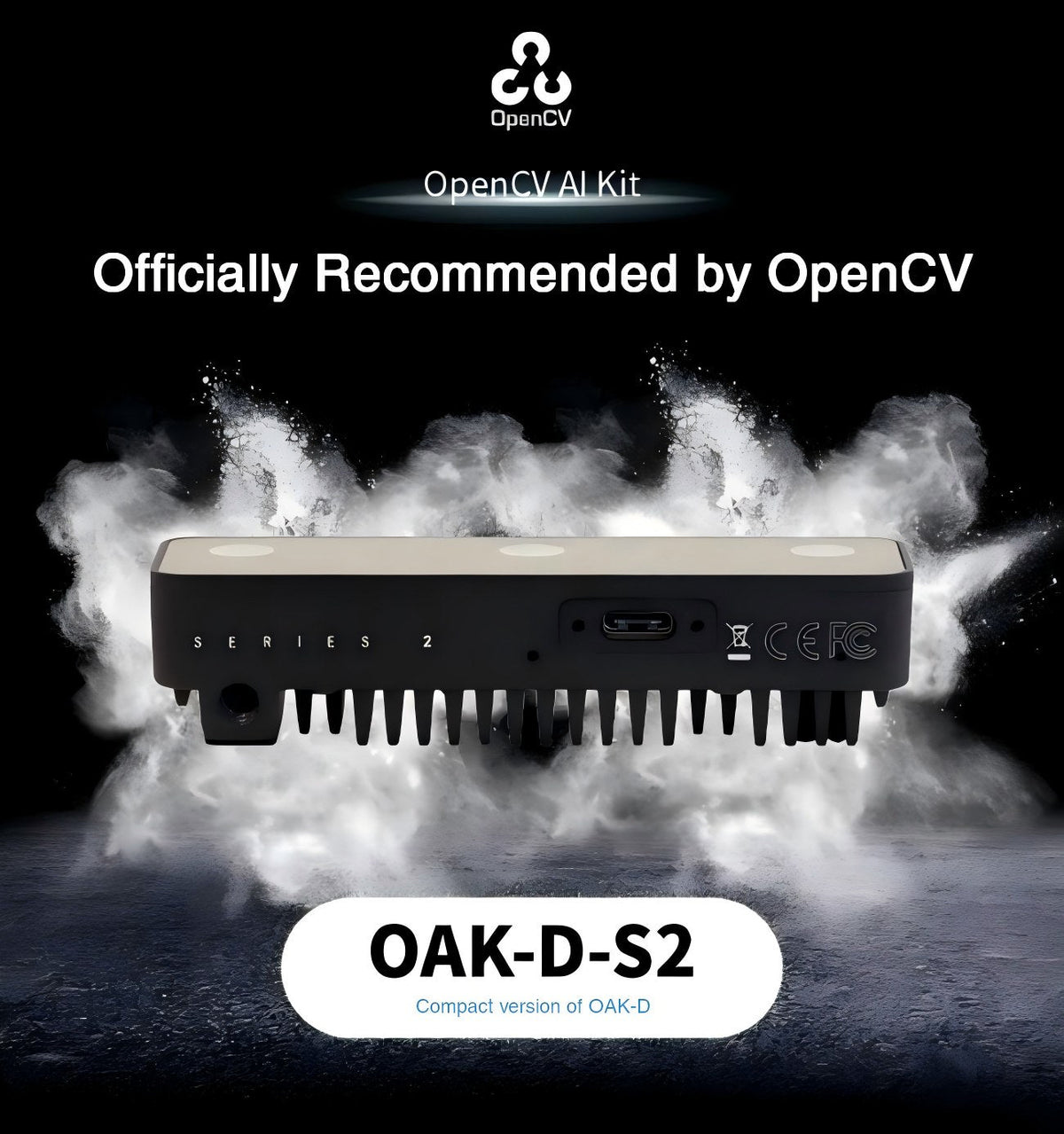 OAKChina OAK-D-S2 Camera | Robot Camera for AI Vision detail image 1
